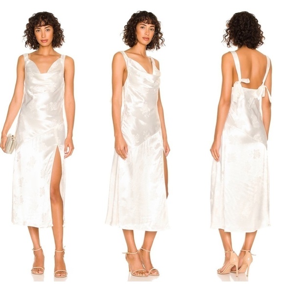 Majorelle Averie Midi Dress in Ivory Size XS